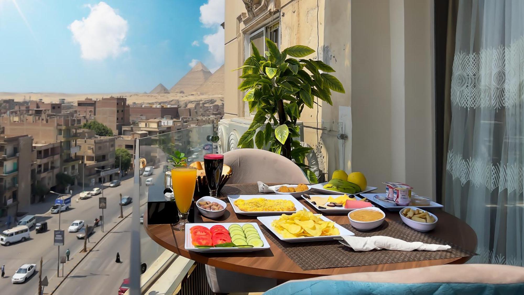 Nazlet el-Sîsi Imperial Pyramids Heights View Bed & Breakfast エクステリア 写真